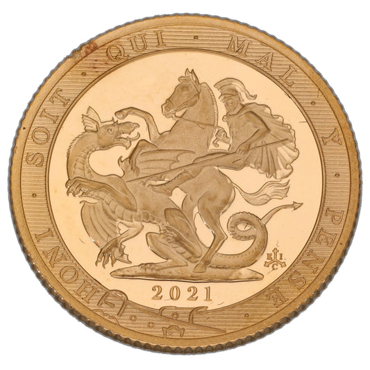 22ct Gold The East India Company Full Sovereign Coin 2021