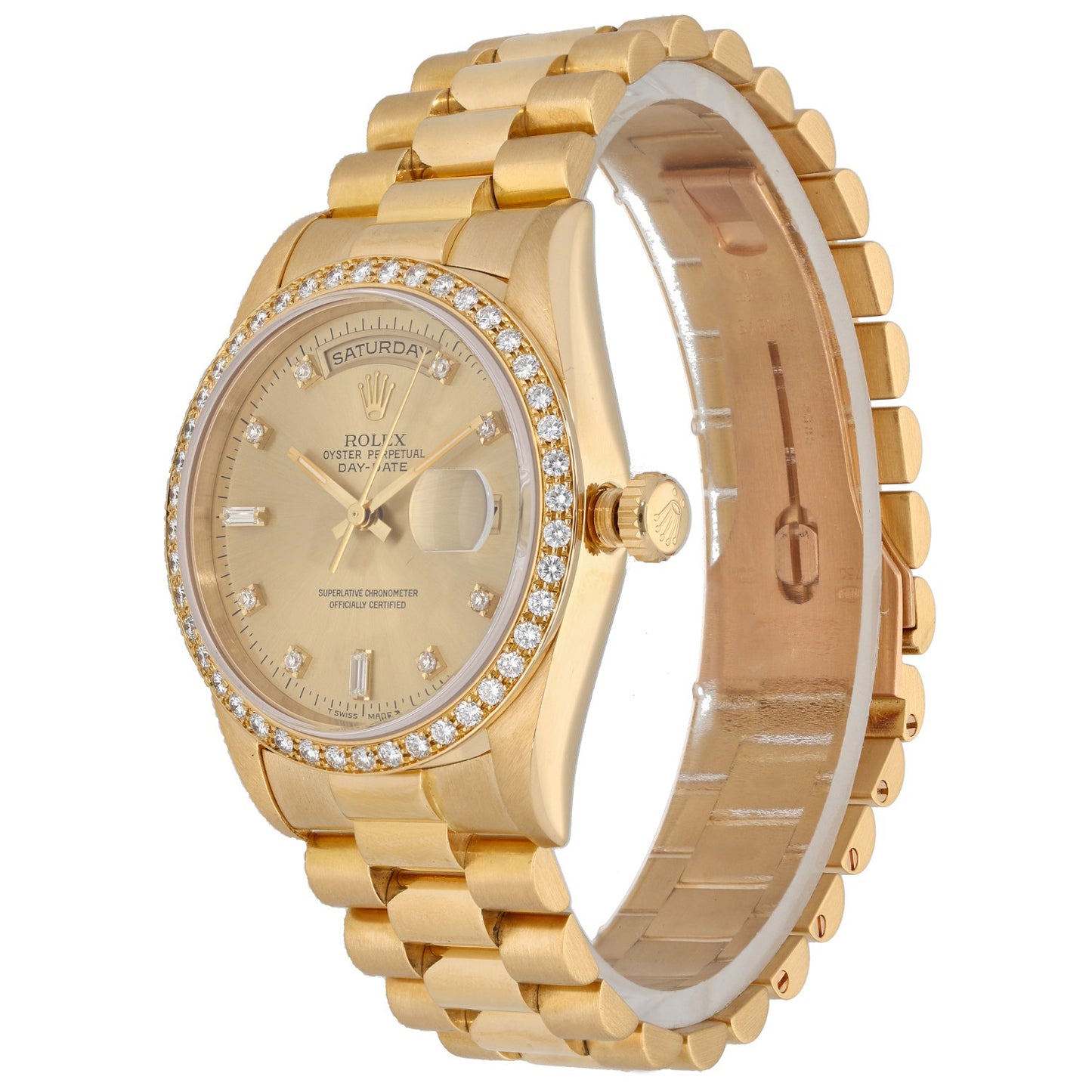 Rolex Day-Date 18348 36mm Gold Watch