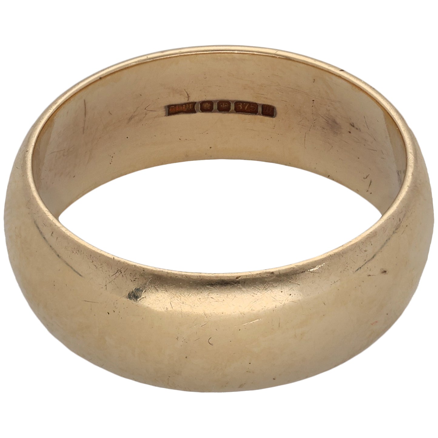 9ct Gold Plain Wedding Ring Size U