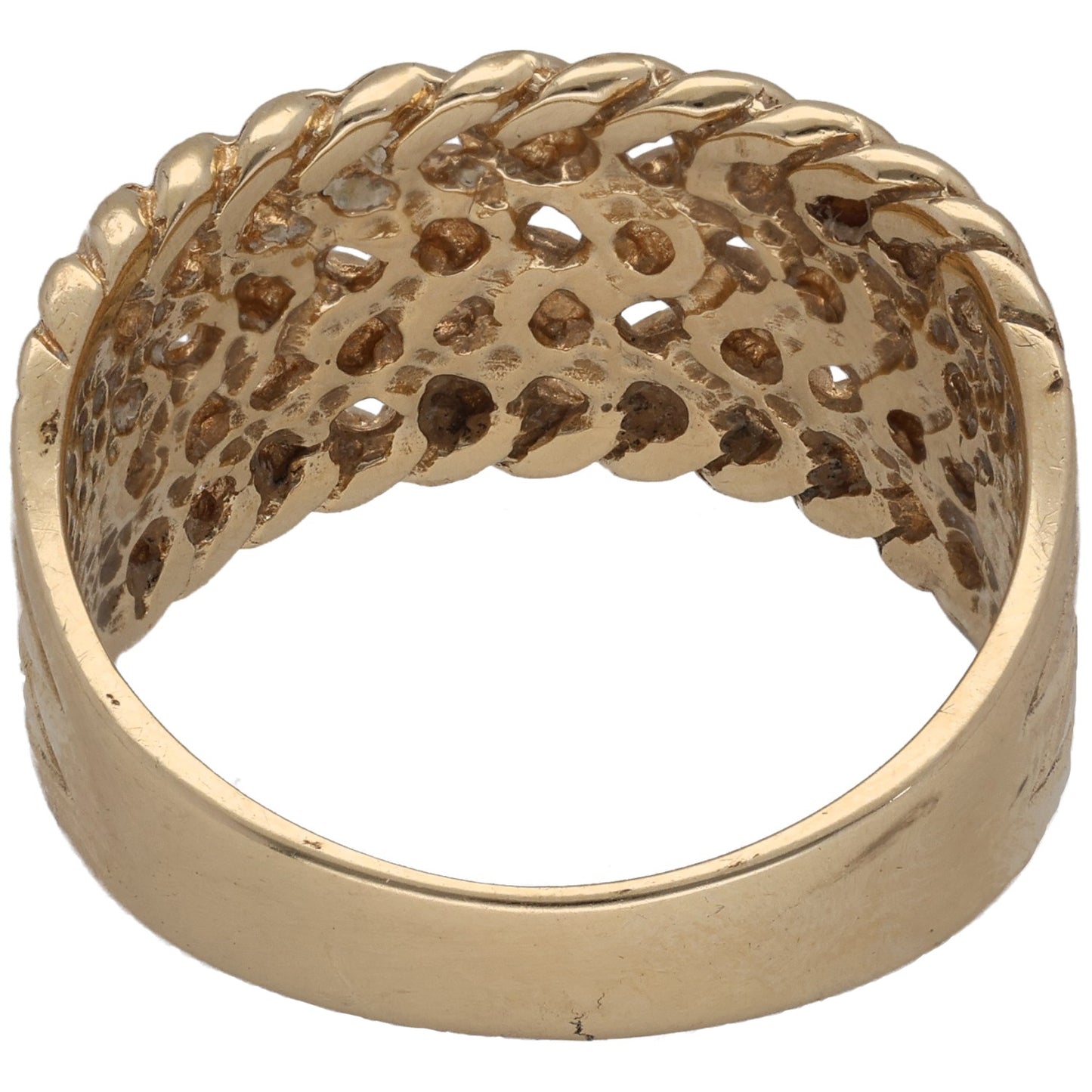 9ct Gold Keeper Ring Size Y