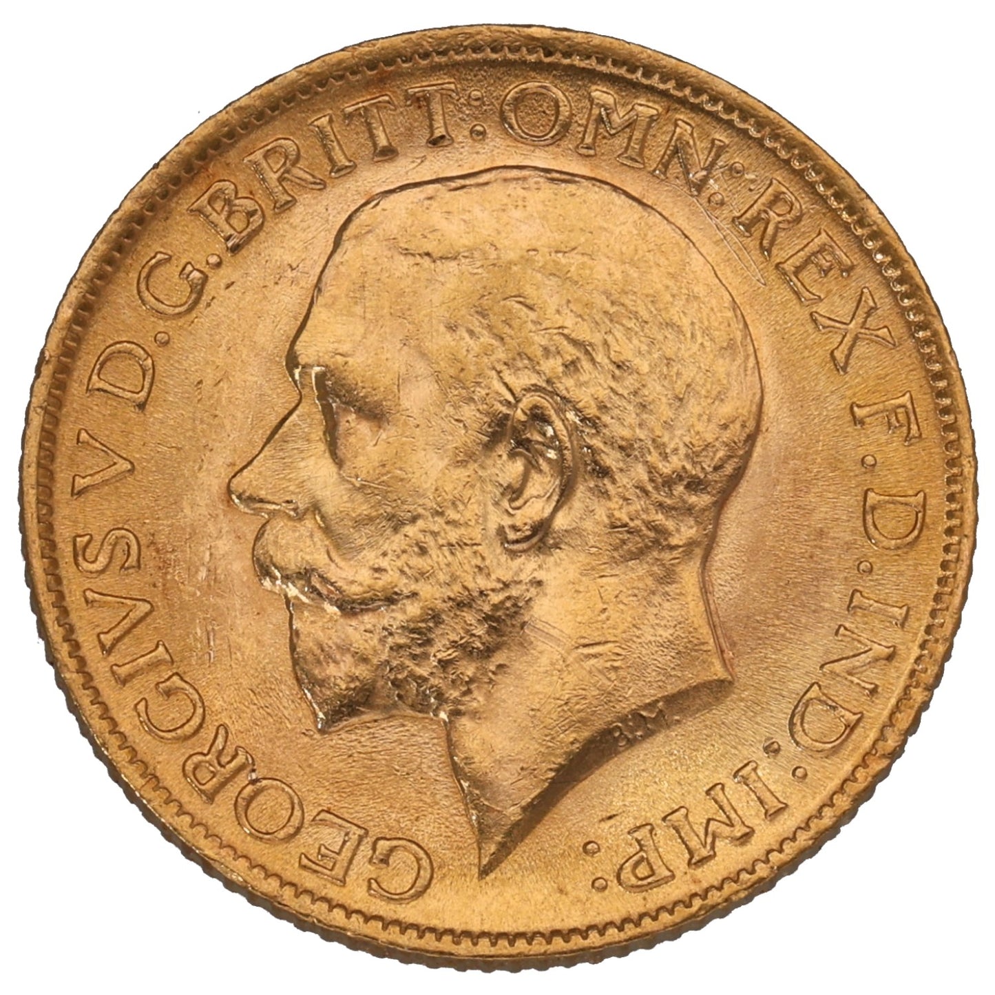 22ct Gold King George V Full Sovereign Coin 1911