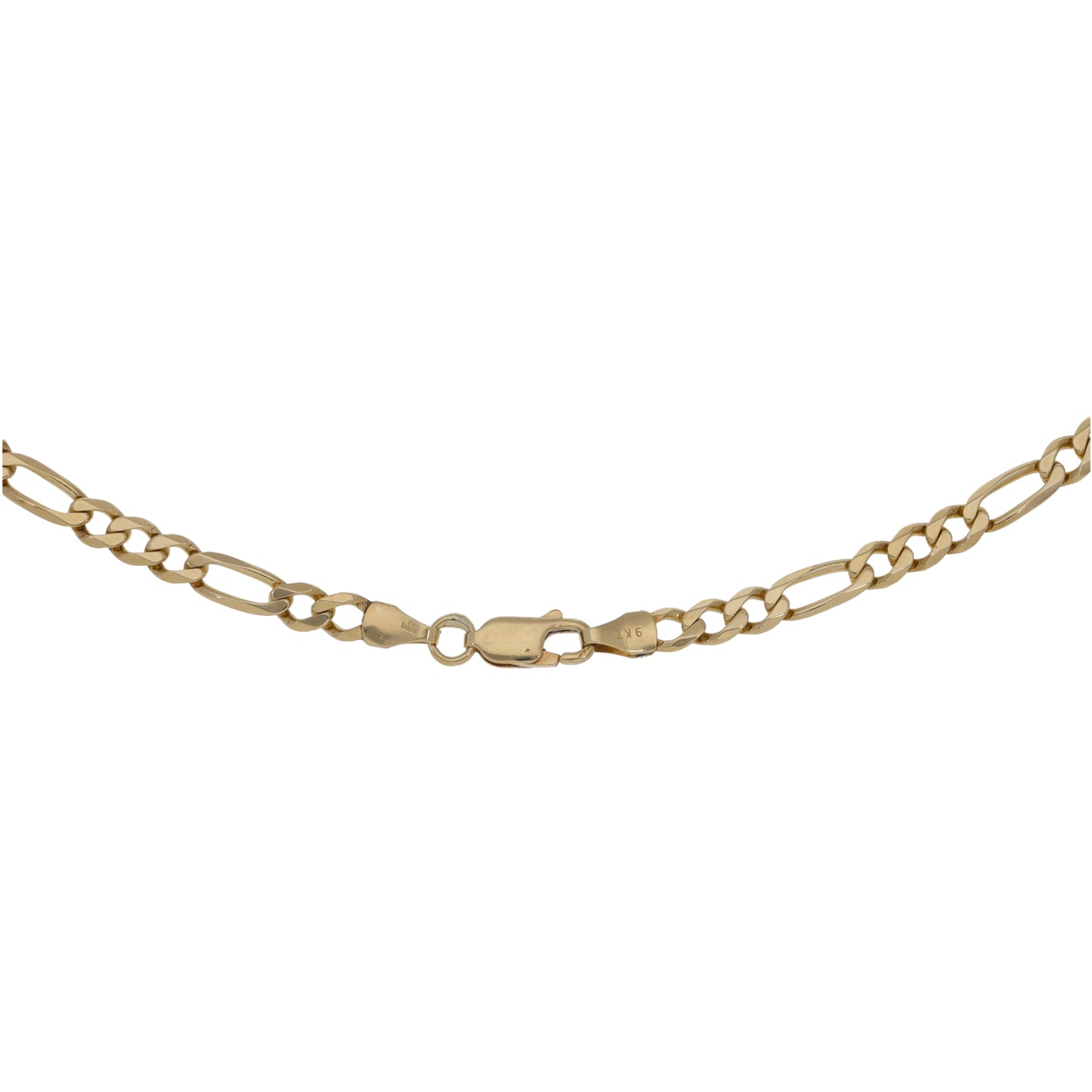 9ct Gold Figaro Chain 22"