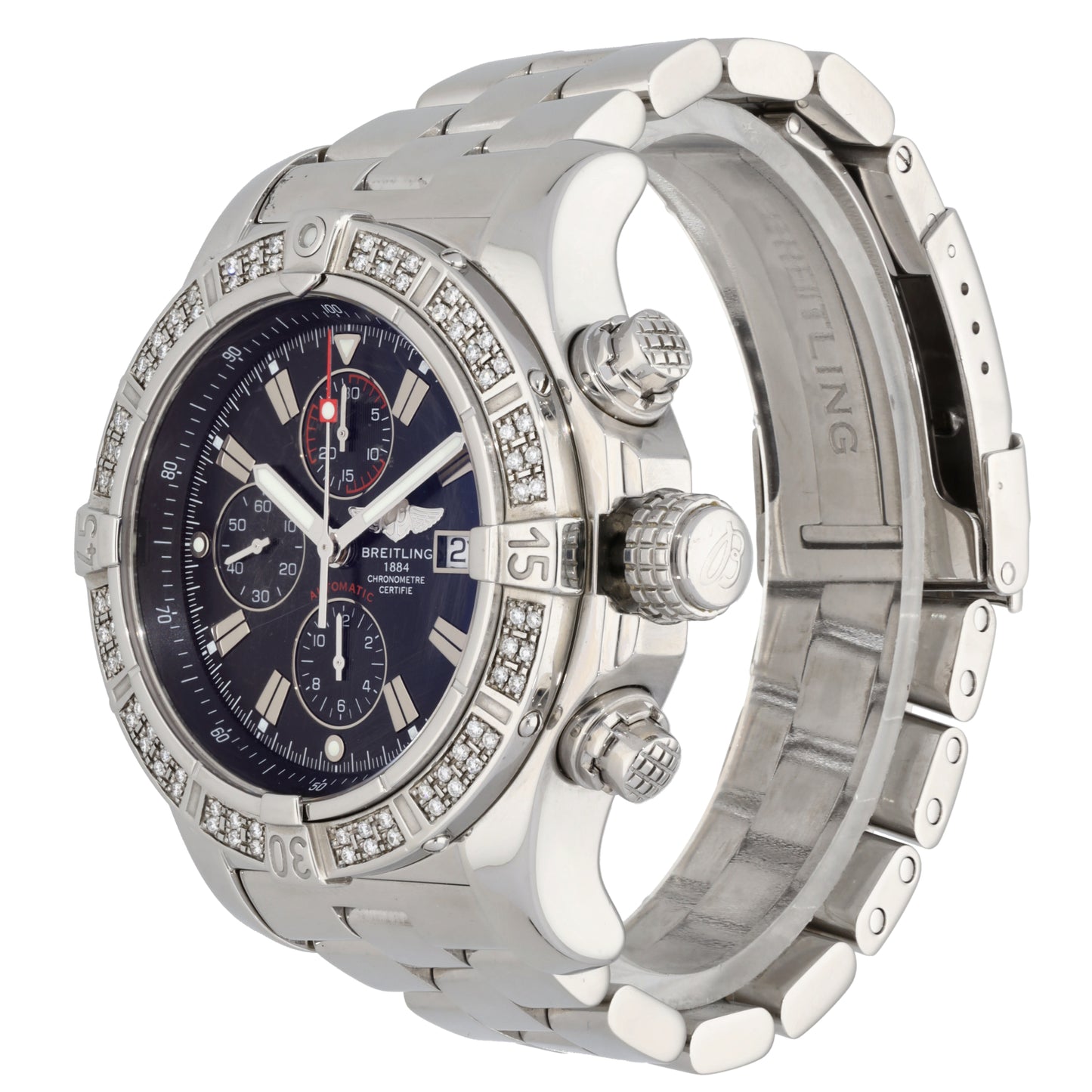 Breitling Super Avenger A13370 48mm Stainless Steel Watch