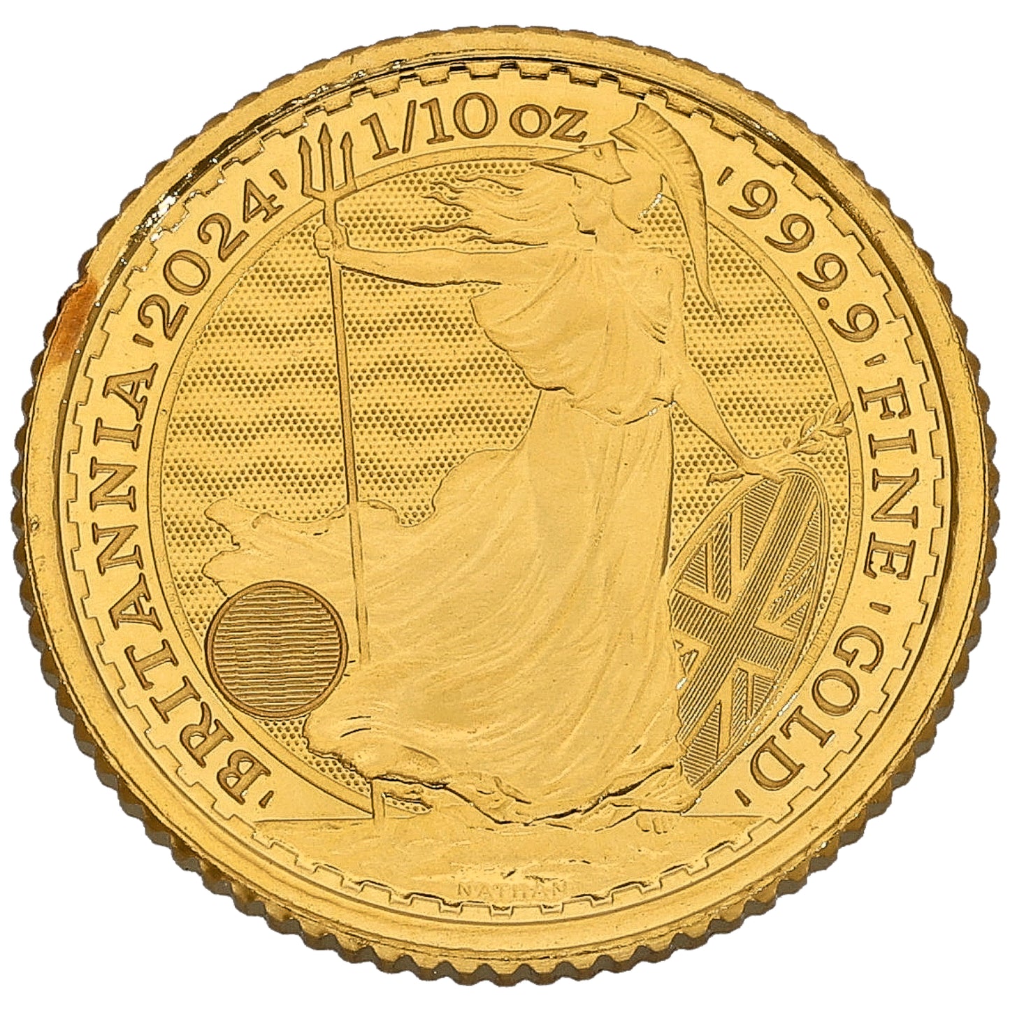 24ct Gold King Charles III 1/10 OZ Britannia Coin 2024