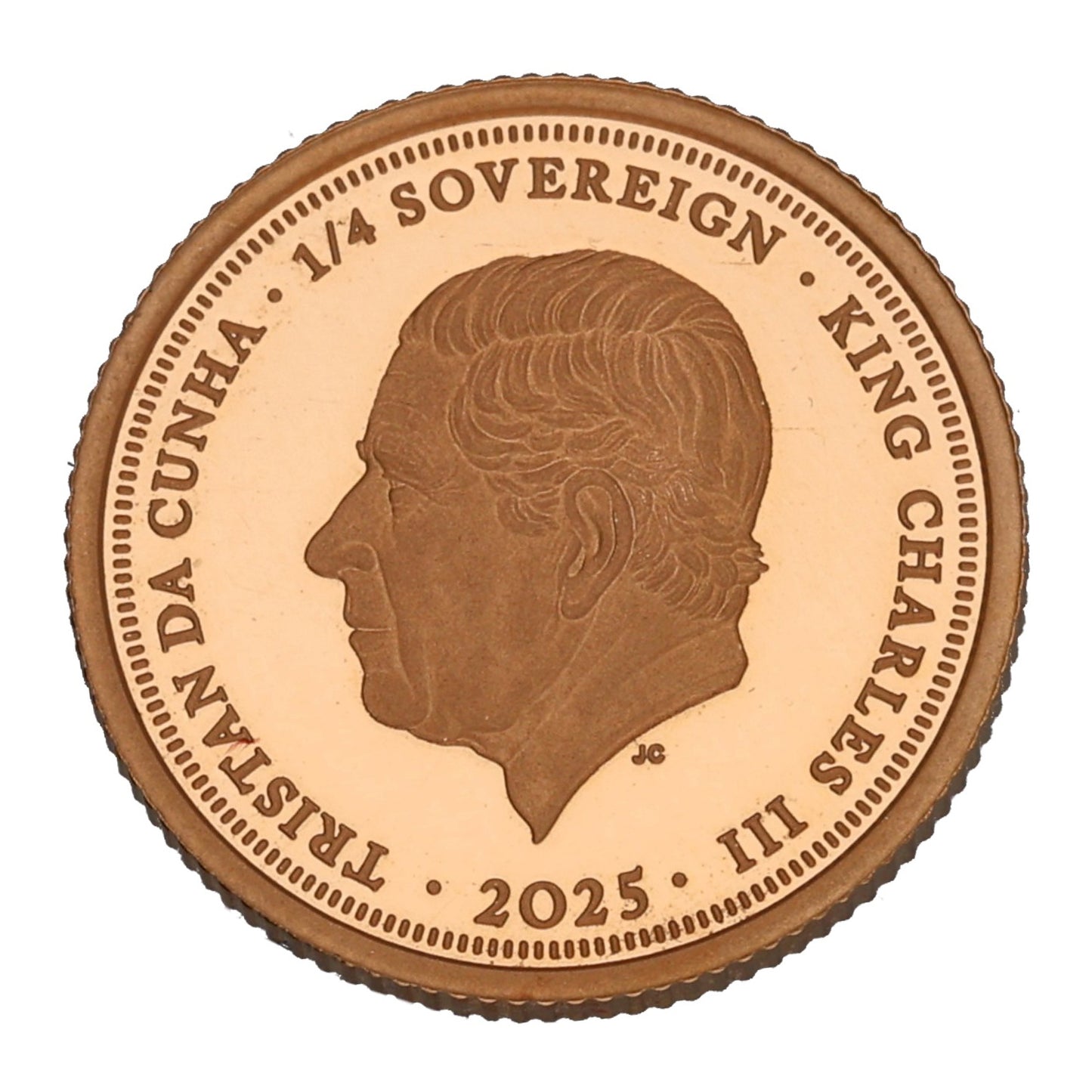22ct Gold Churchill's Gold Standard Quarter Sovereign Coin 2025