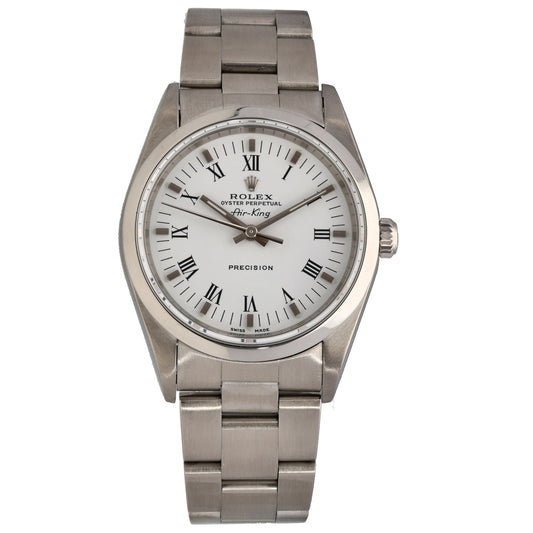 Rolex Air King 14000M 34mm Stainless Steel Watch