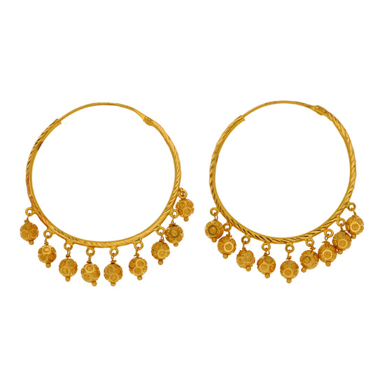 22ct Gold Hoop Earrings