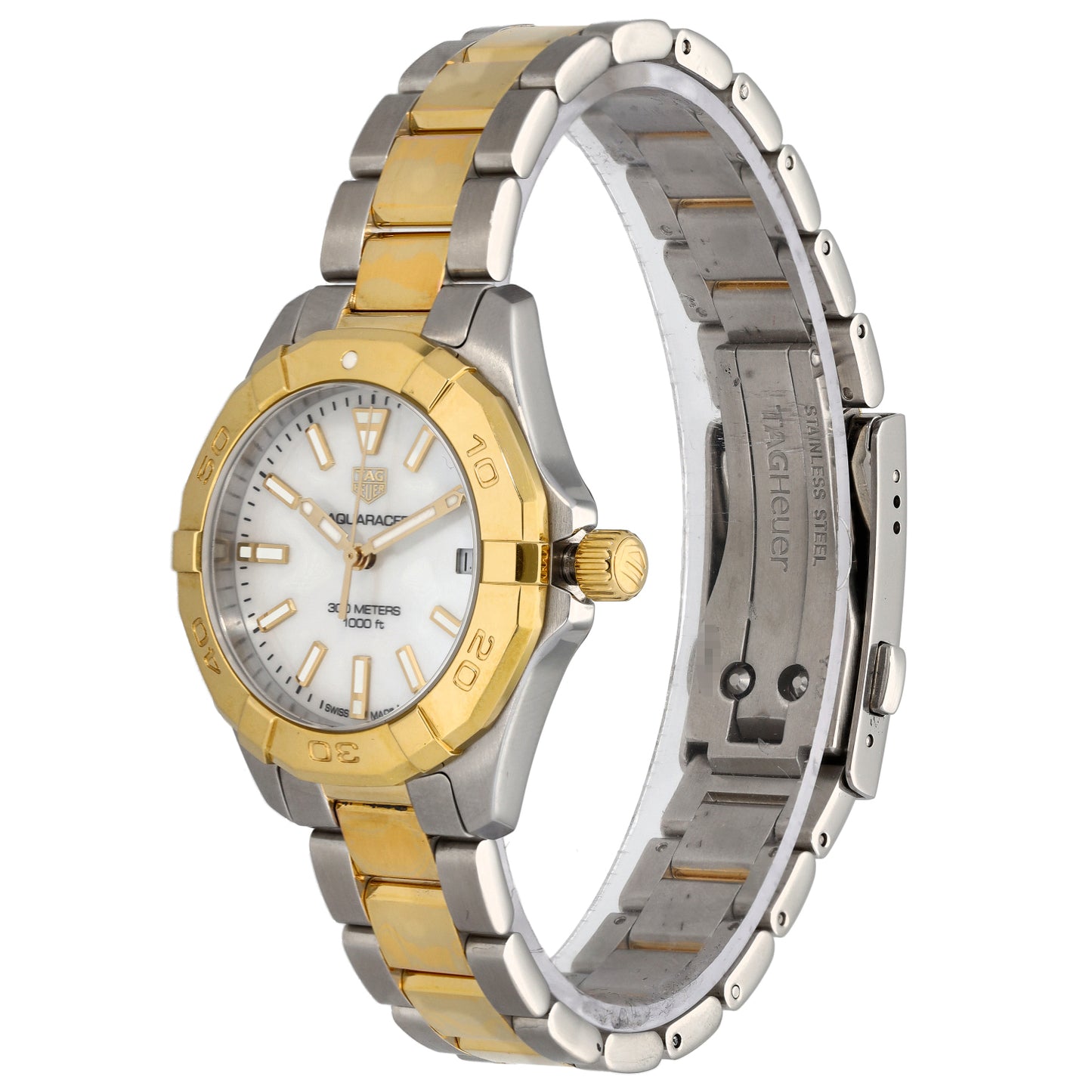 Tag Heuer Aquaracer WBD1320 35mm Bi-Colour Watch