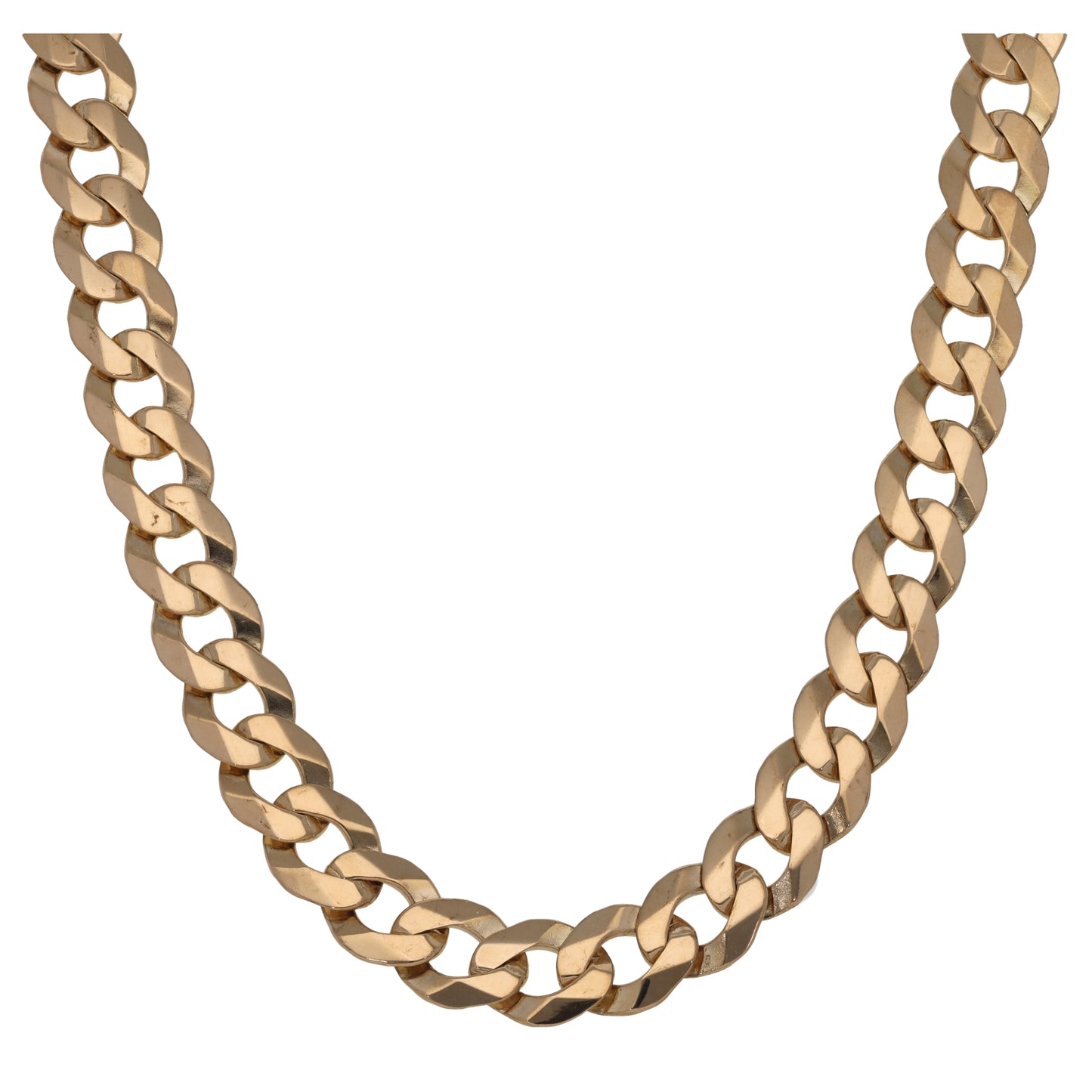 9ct Gold Curb Chain 20"