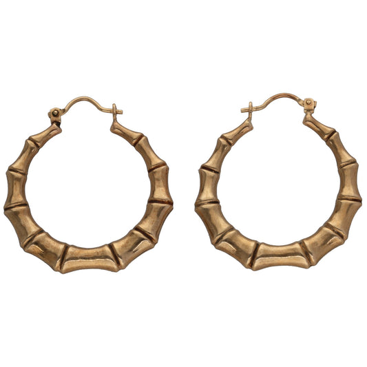 9ct Gold Creole Earrings