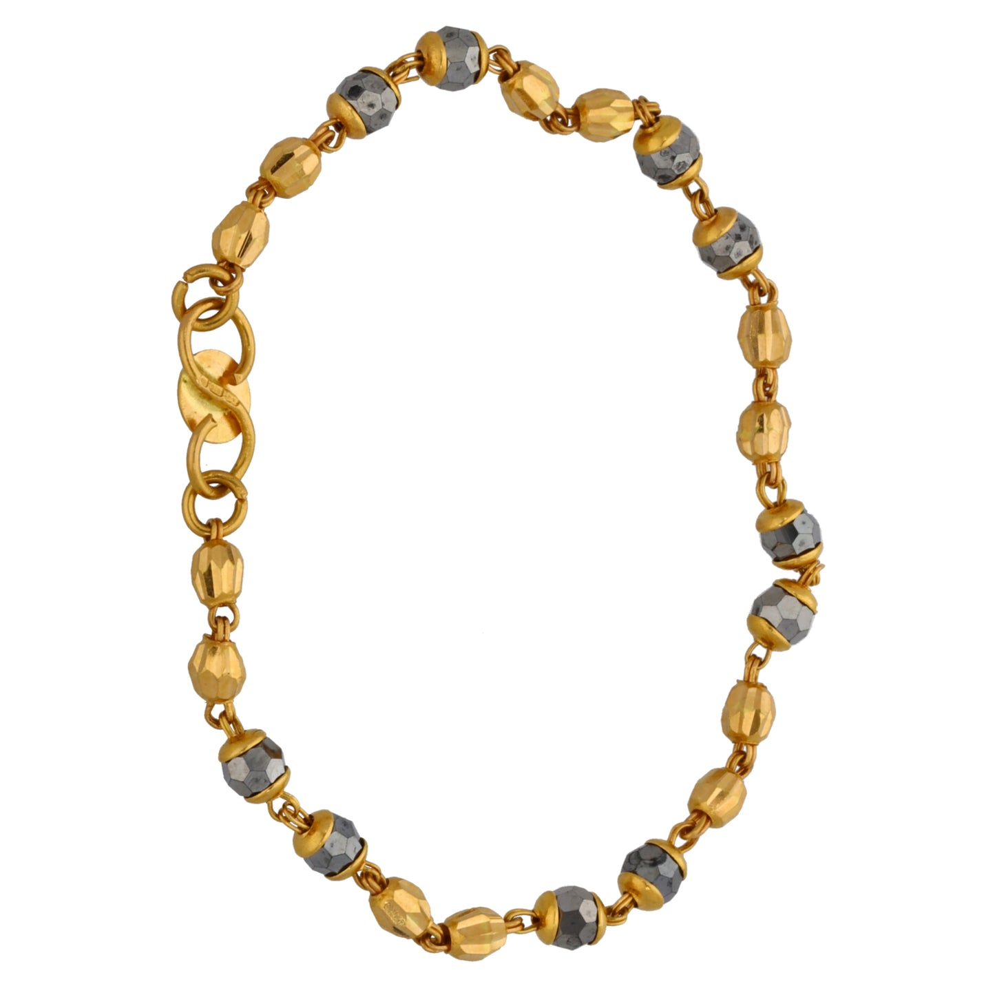 22ct Gold Imitation Gems Alternative Bracelet