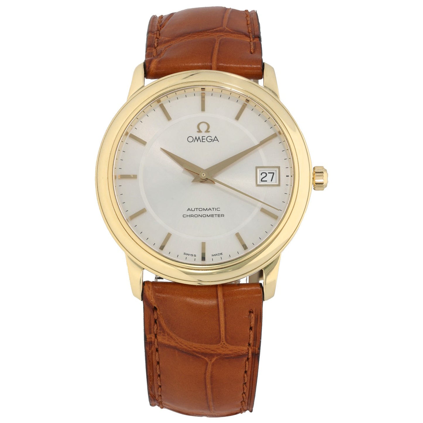 Omega De Ville 4600.31.01 34mm Gold Watch