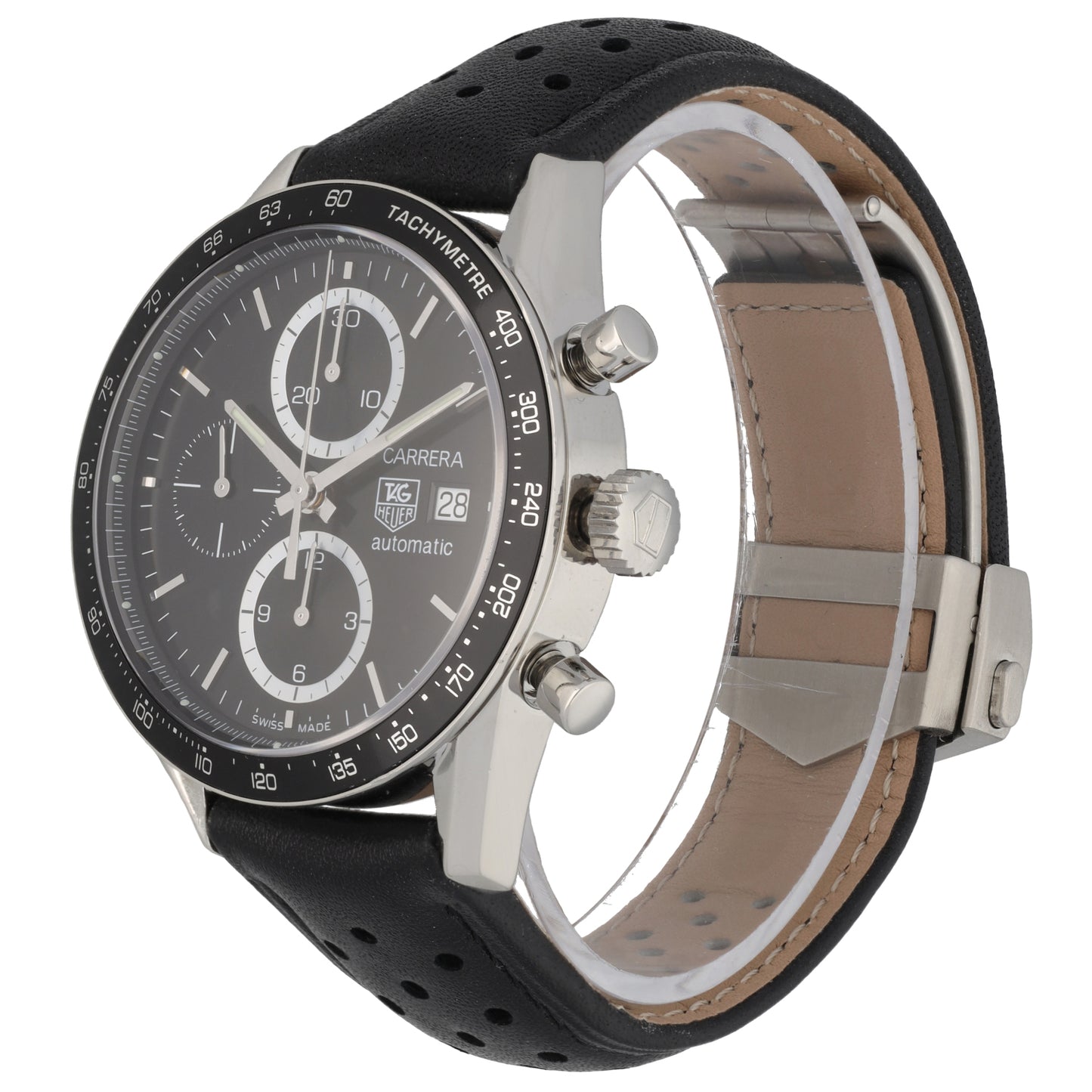 Tag Heuer Carrera CV2010-3 41mm Stainless Steel Watch