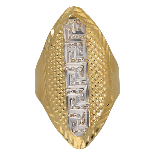 14ct Bi-Colour Gold Alternative Ring Size O