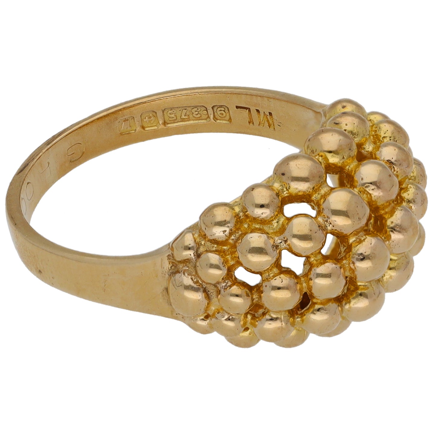 9ct Gold Keeper Ring Size L