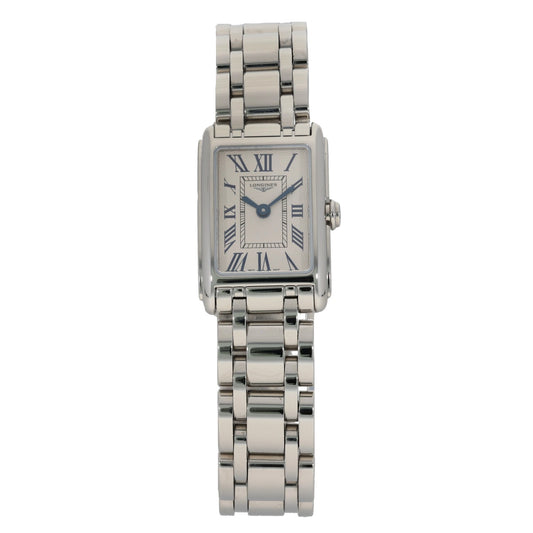 Longines DolceVita L5.258.4, stainless steel case, crown and bracelet
