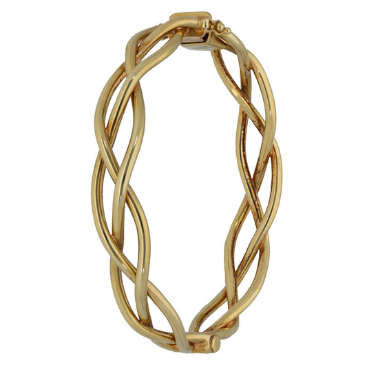 9ct Gold Hinged/Clasp Bangle