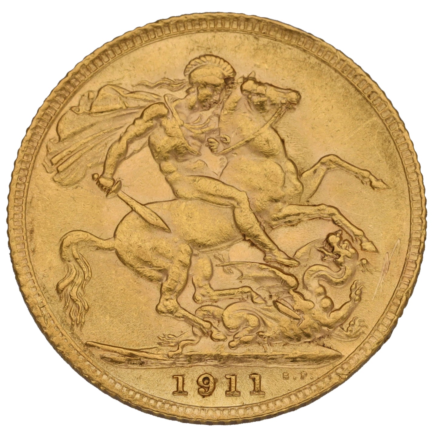 22ct Gold King George V Full Sovereign Coin 1911