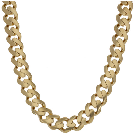 14ct Gold Curb Chain 24"