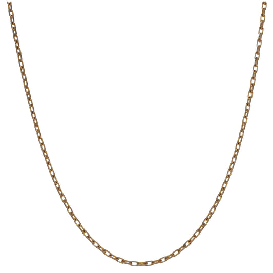 9ct Gold Belcher Chain 18"