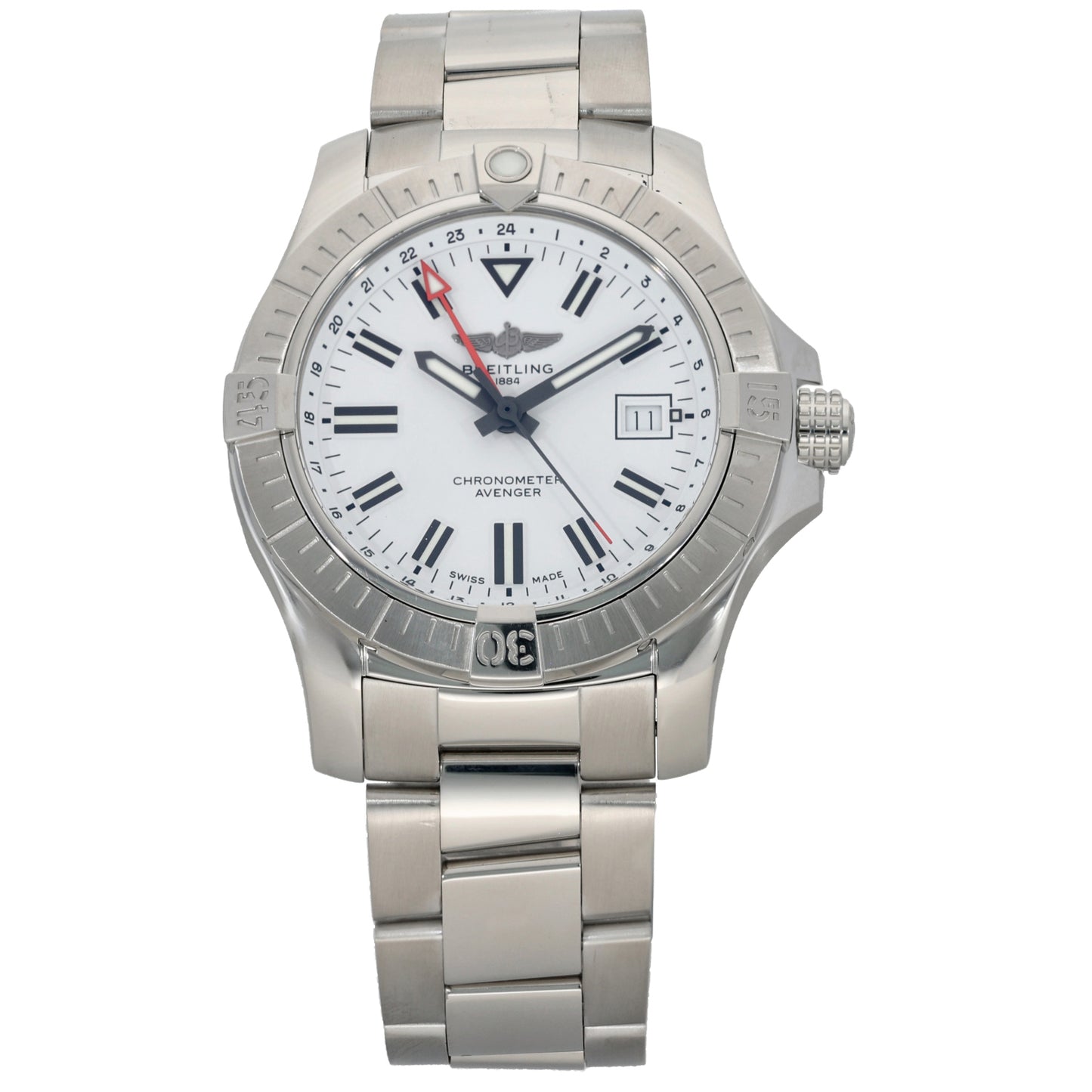 Breitling Avenger GMT 43 A32397 43mm Stainless Steel Watch