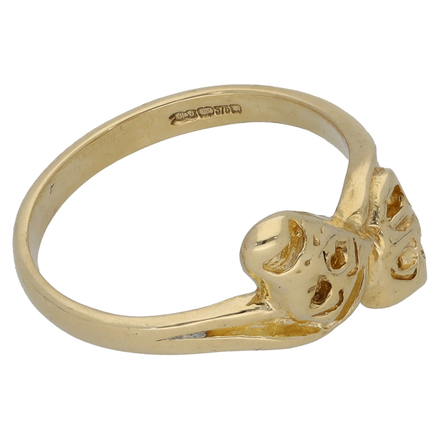 9ct Gold Alternative Ring Size O