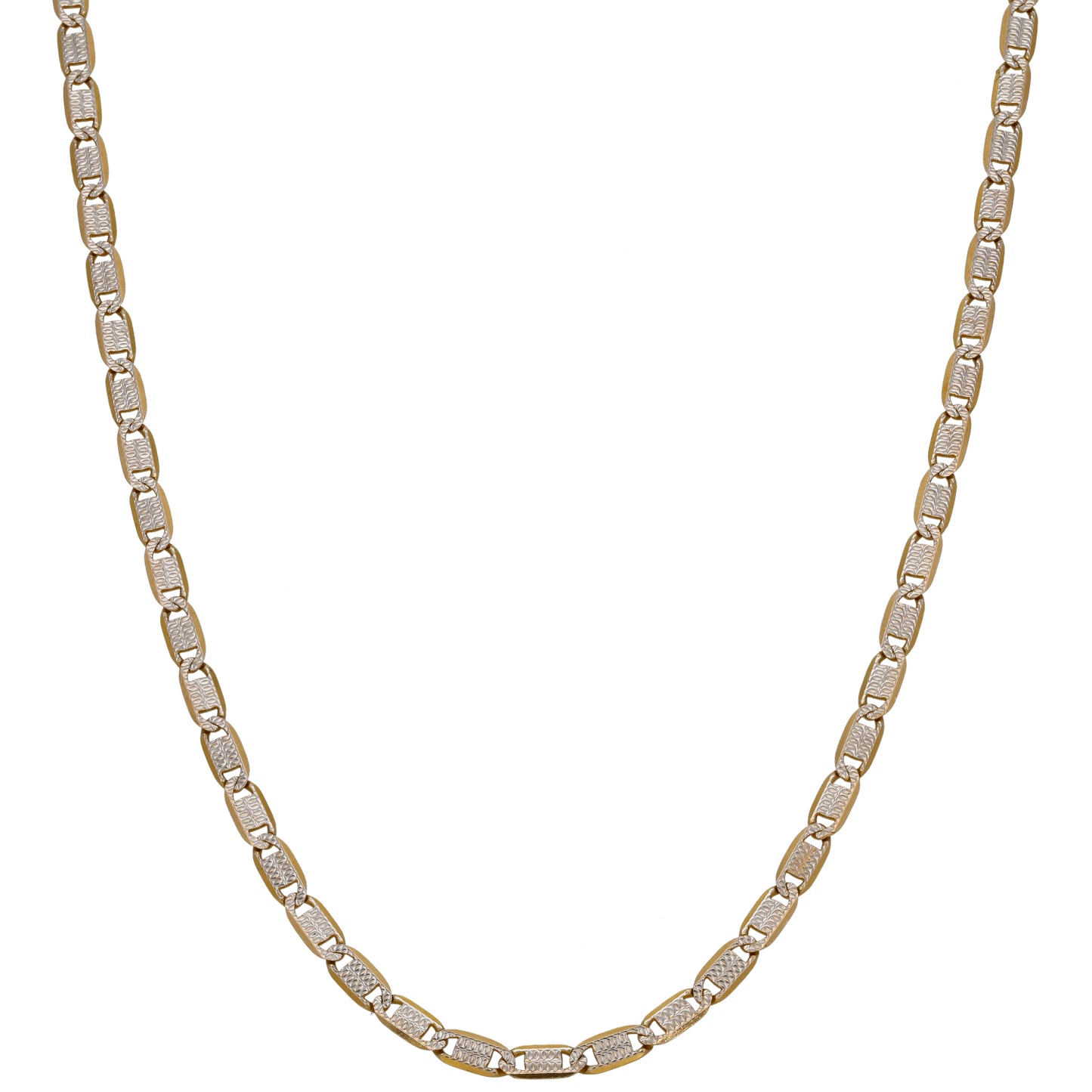 14ct Bicolour Gold Other Chain 18"