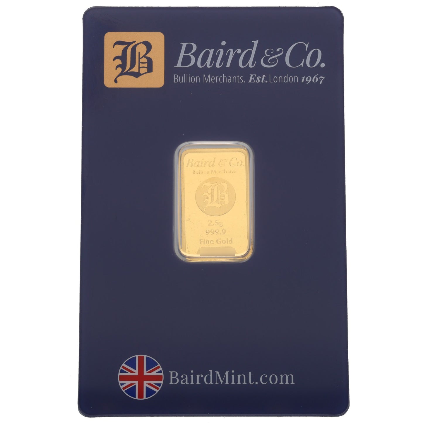 24ct 2.5g Gold Bar