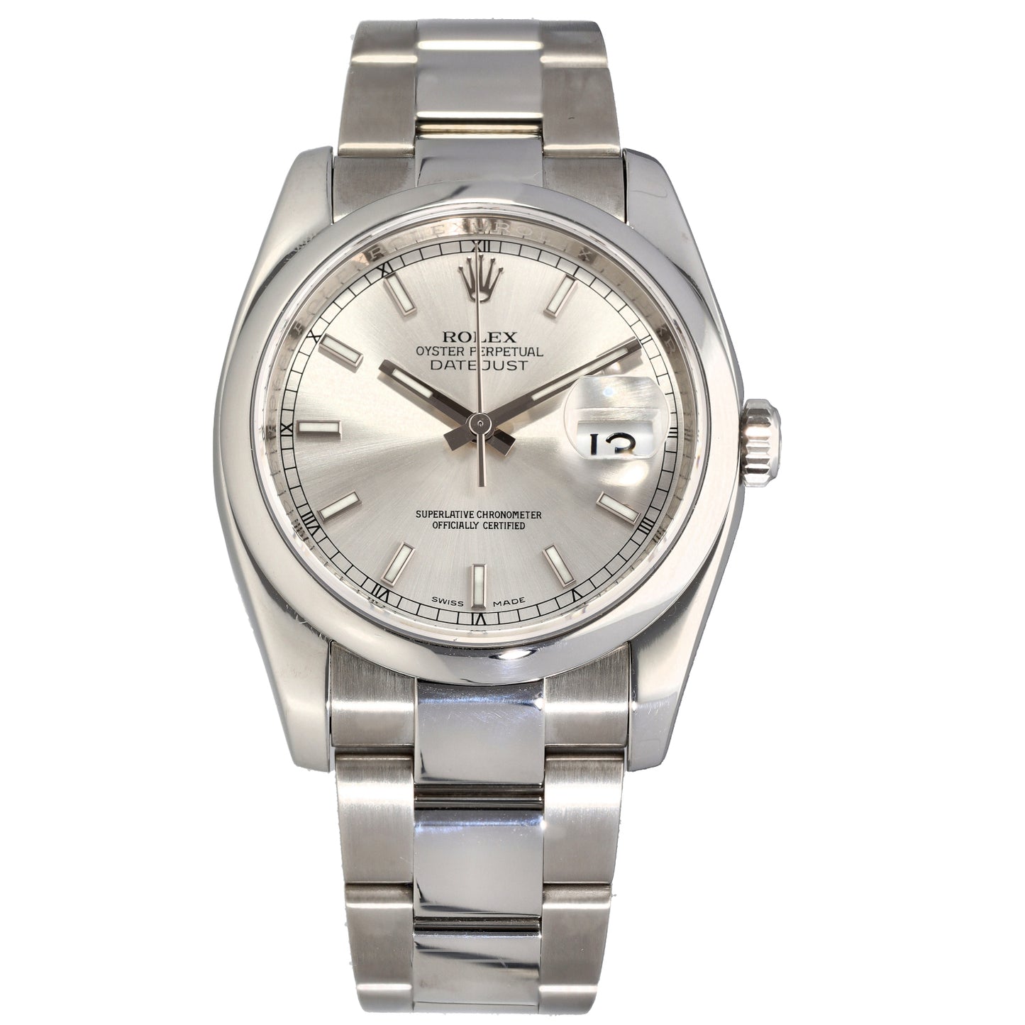 Rolex Datejust 116200 36mm Stainless Steel Watch