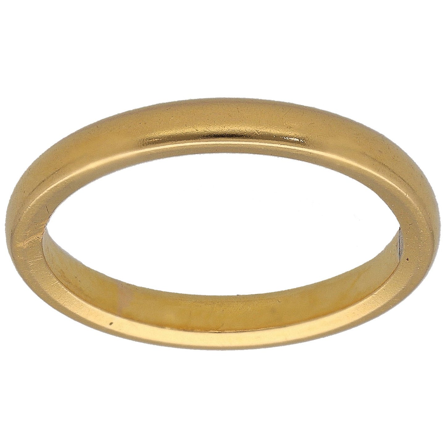 22ct Gold Plain Wedding Ring Size L