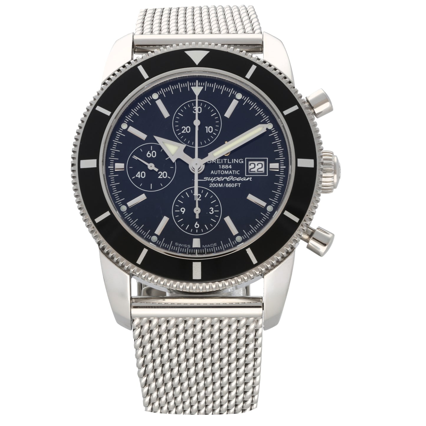 Breitling Superocean A13320 46mm Stainless Steel Watch