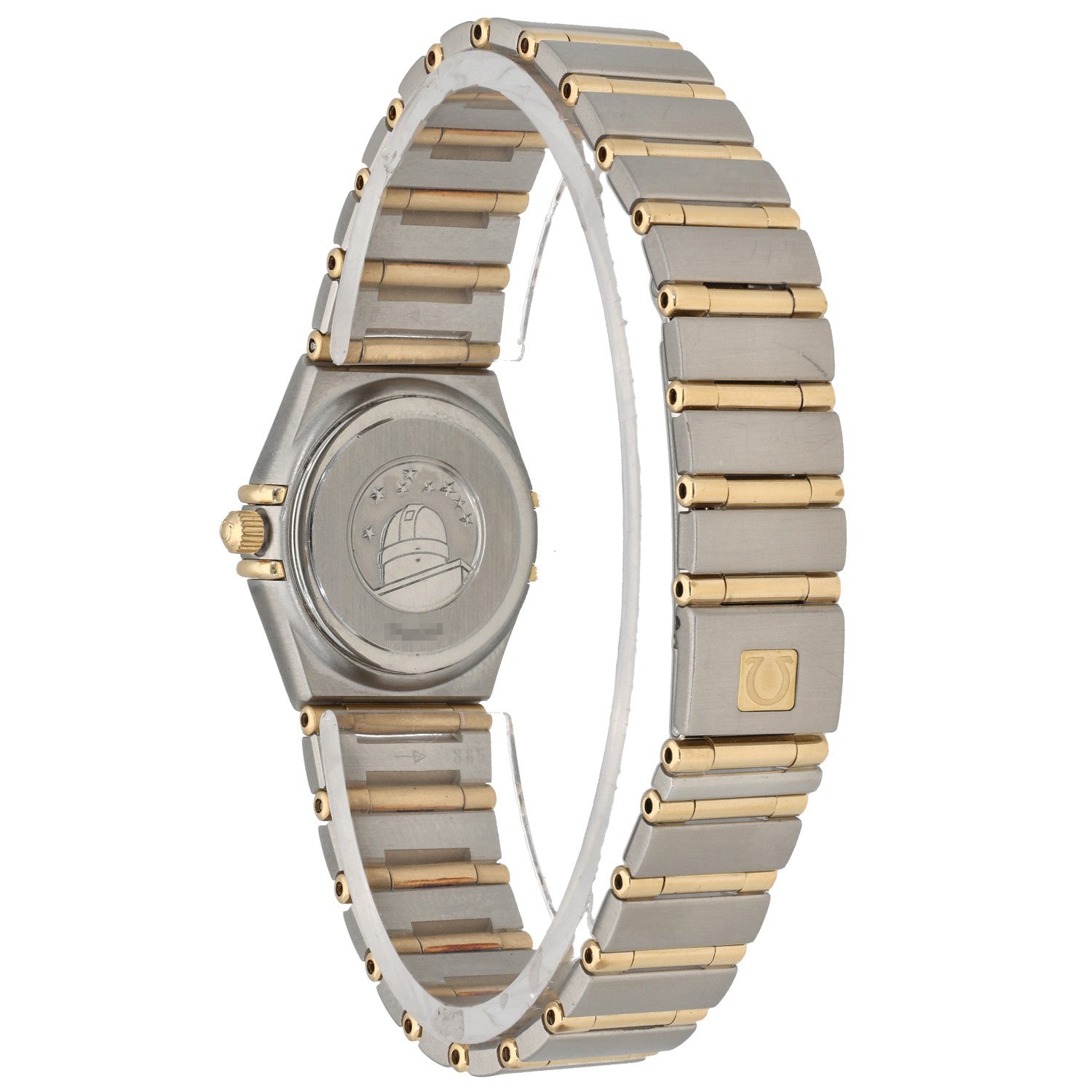 Omega Constellation 1267.30.00,  bi-colour bracelet and case, with gold crown