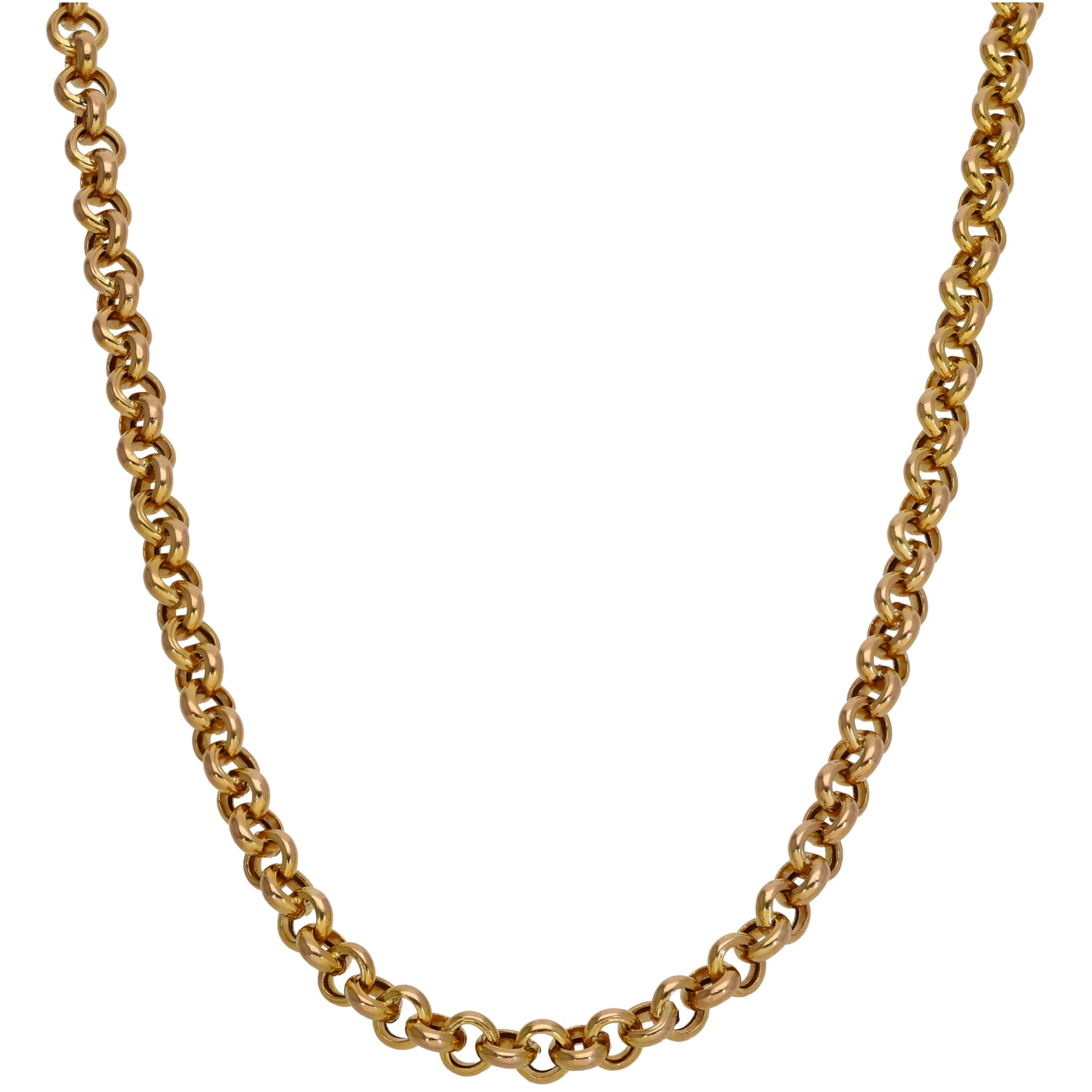 9ct Gold Belcher Chain 18"