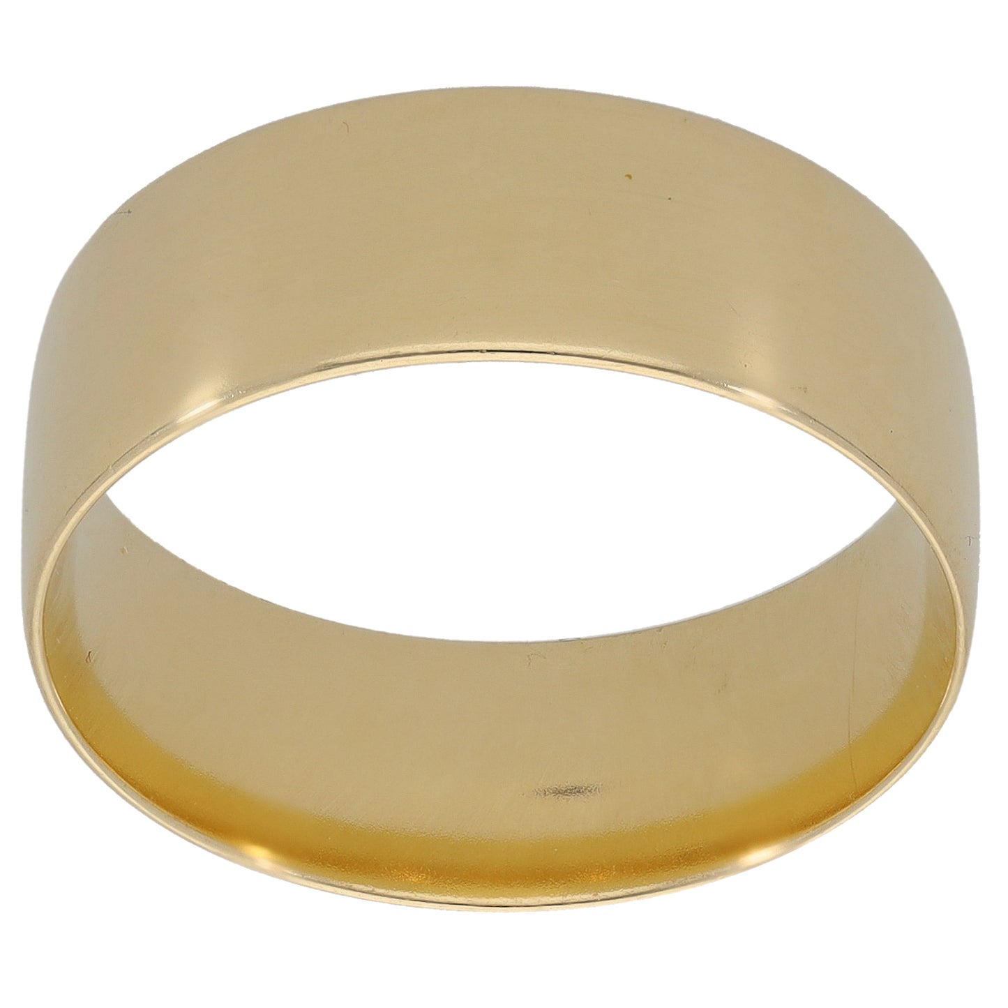 9ct Gold Plain Wedding Ring Size U