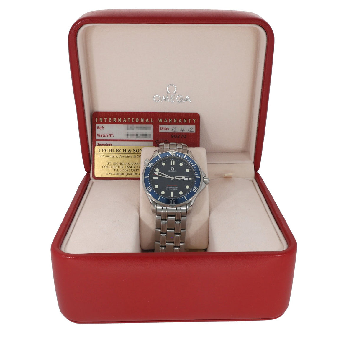 Omega Seamaster 2221.80.00 41mm Stainless Steel Watch