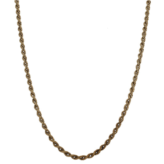 9ct Gold Rope Chain 18"