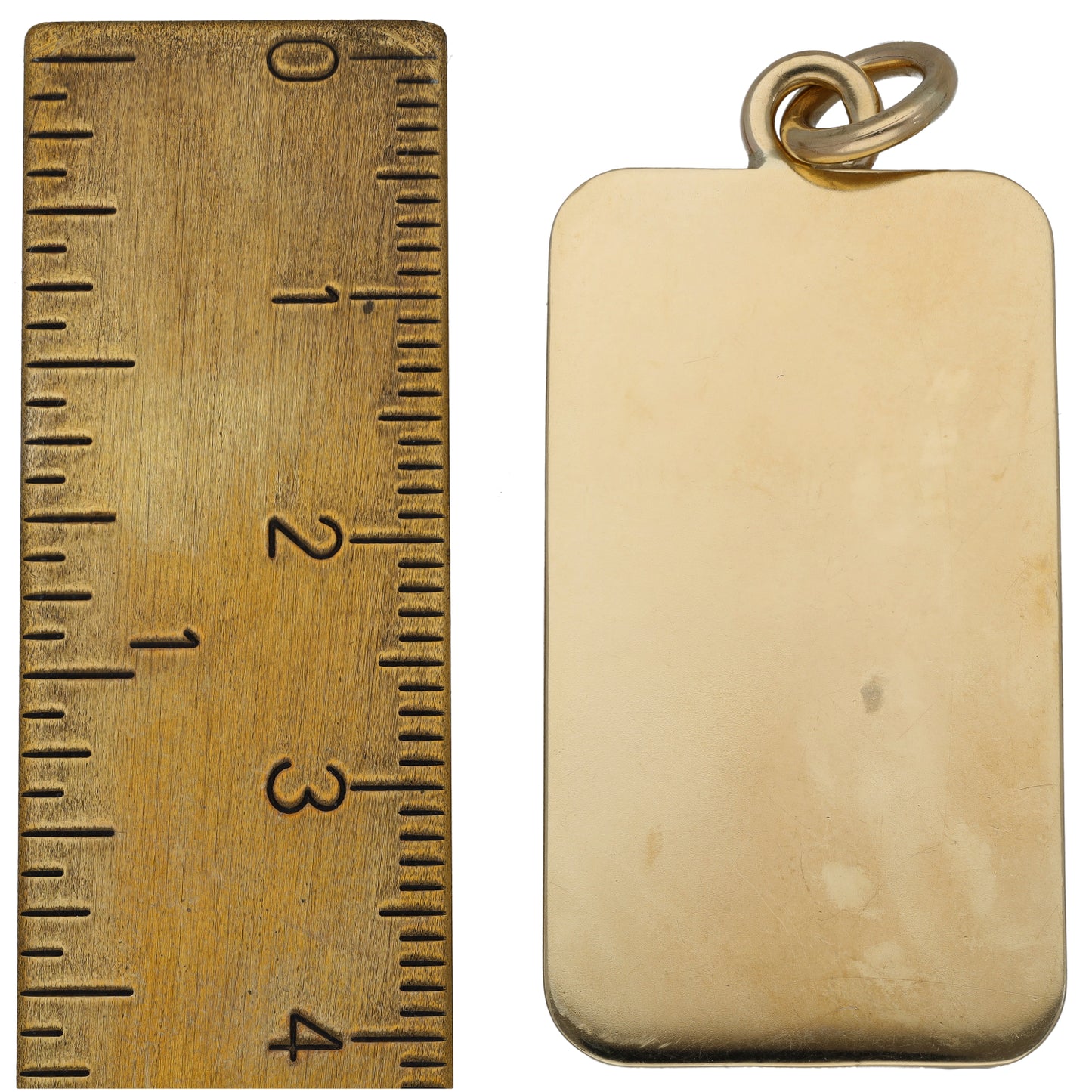 9ct Gold Ingot Pendant