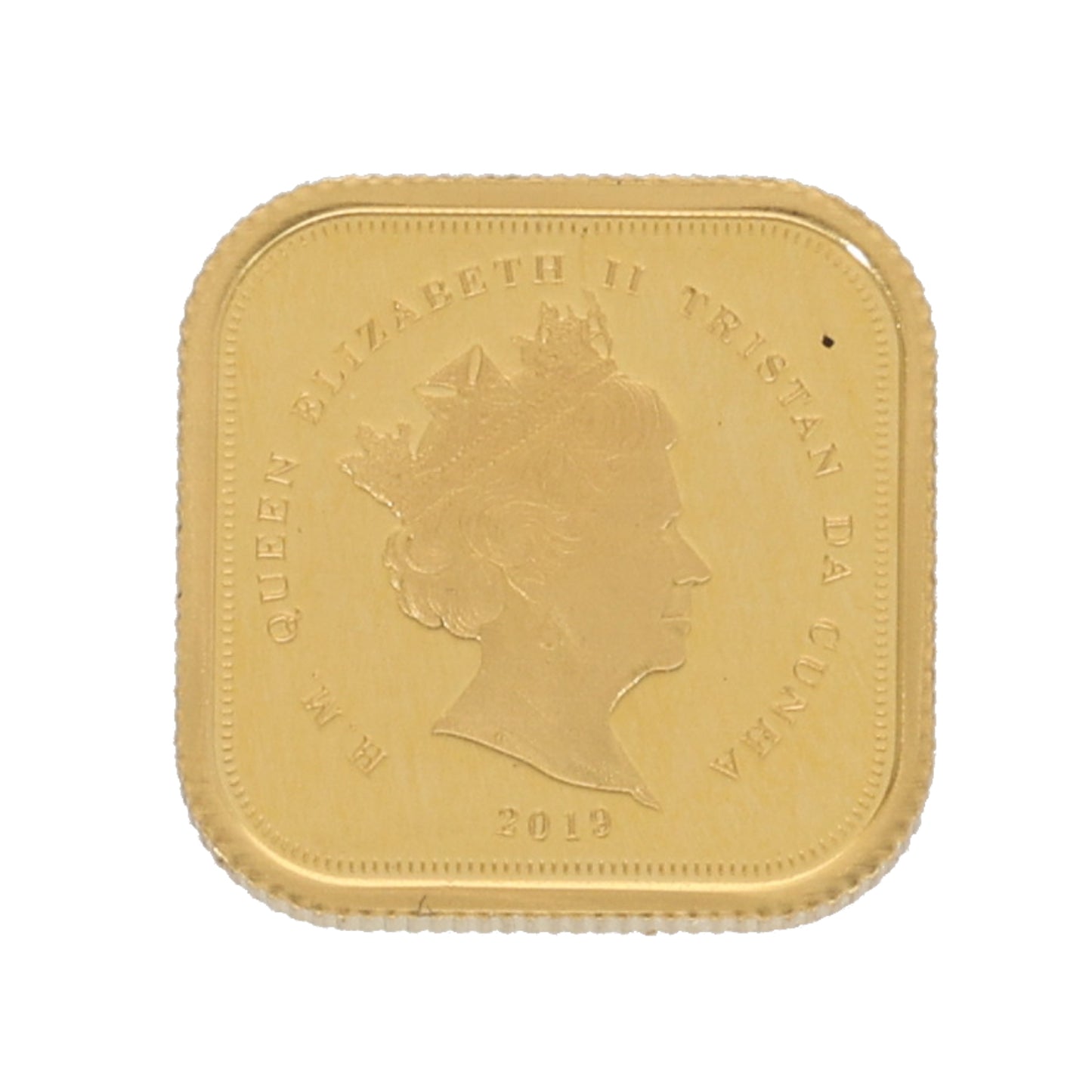 22ct Gold Queen Elizabeth II Quarter Sovereign Coin 2019