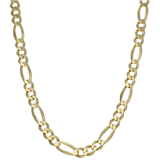 9ct Gold Figaro Chain 19"