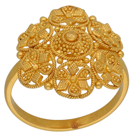 22ct Gold Alternative Ring Size P