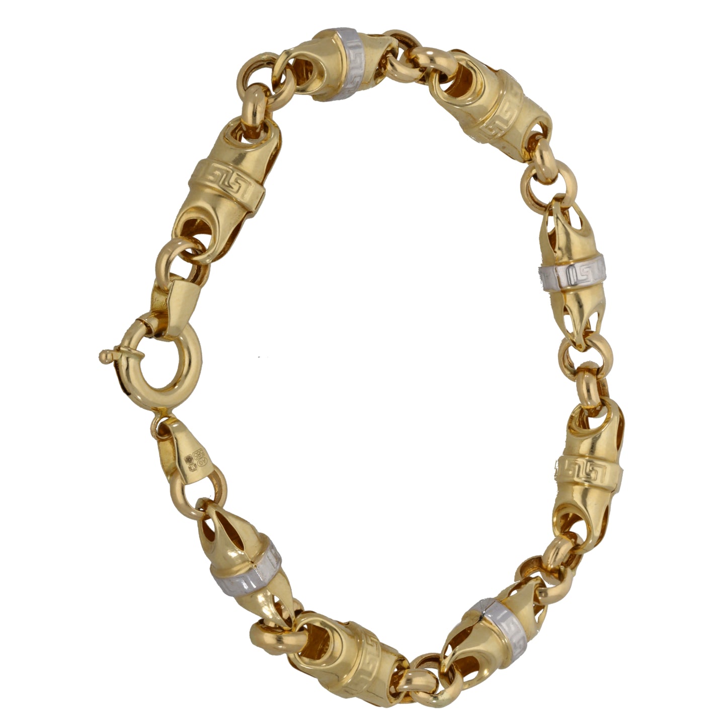 14ct Bi-Colour Gold Alternative Bracelet