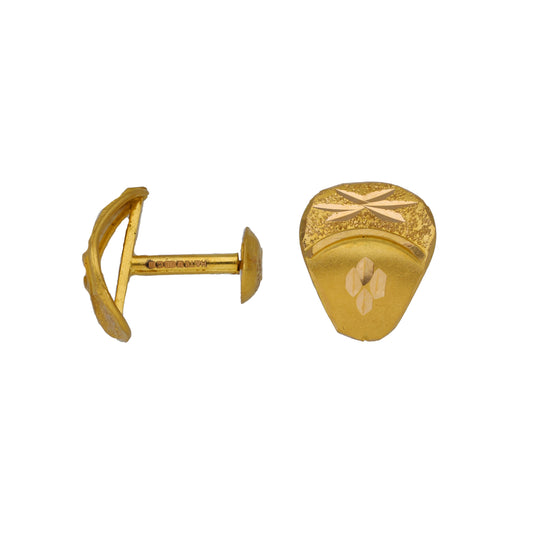 22ct Gold Stud Earrings