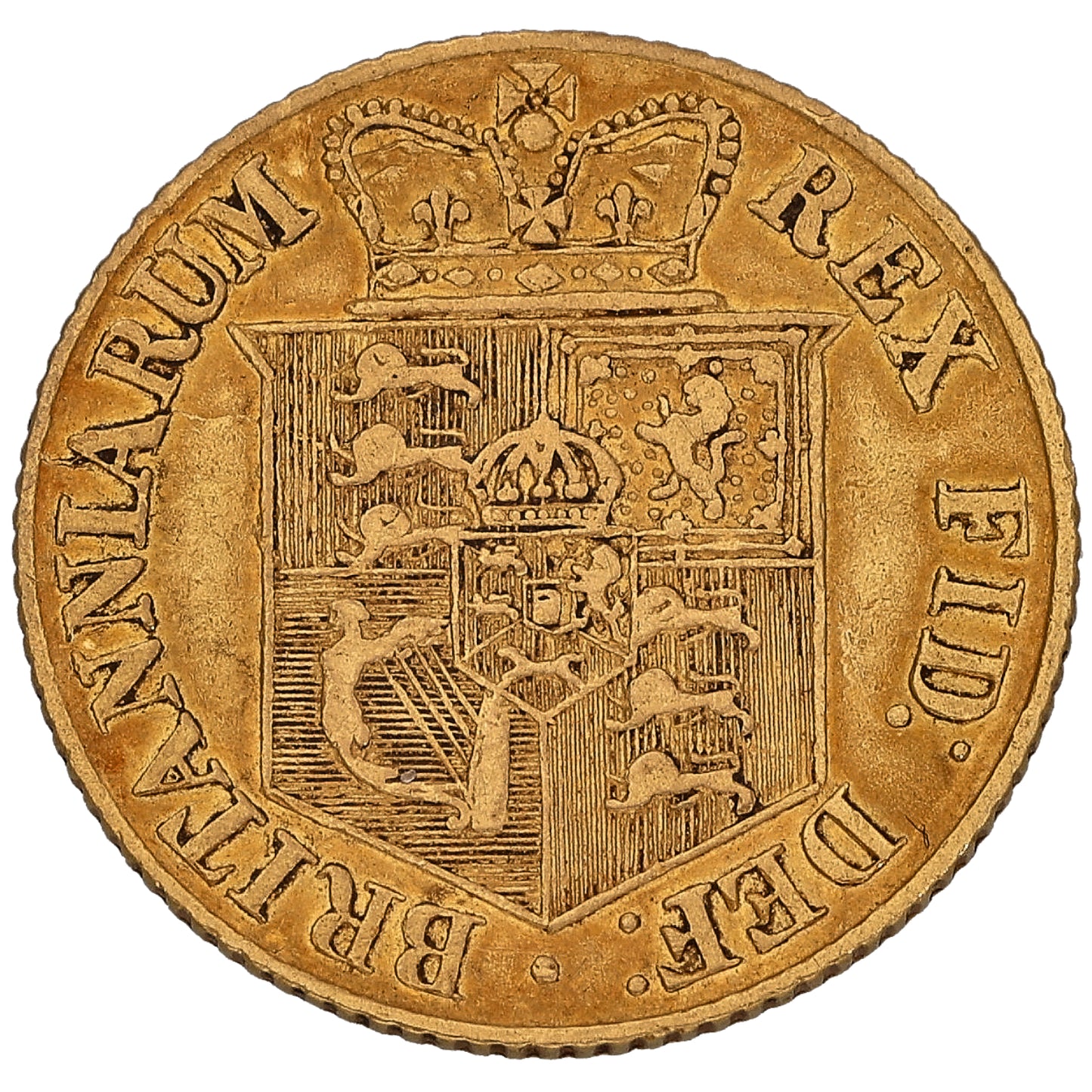 22ct Gold King George III Half Sovereign Coin 1817