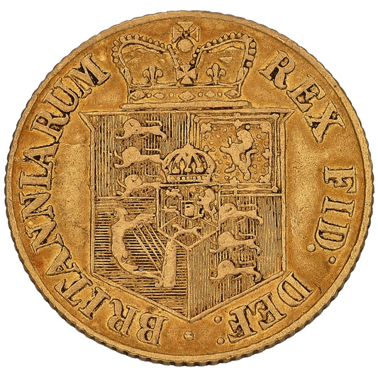 22ct Gold King George III Half Sovereign Coin 1817