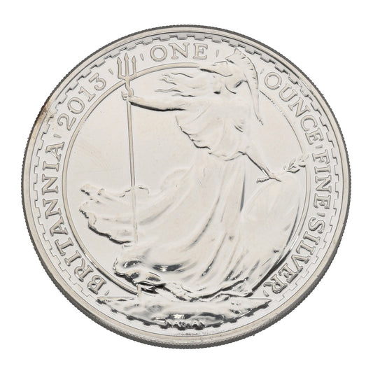 Fine Silver Queen Elizabeth II 1 OZ Britannia Coin 2013