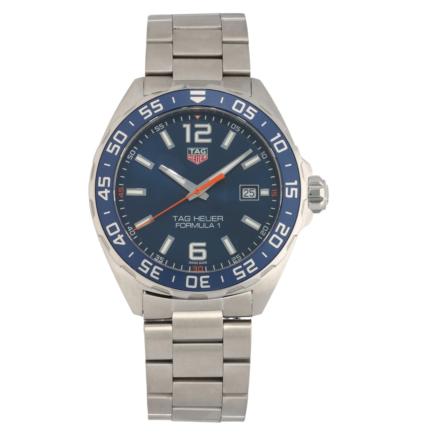 Tag Heuer Formula 1 WAZ1010 43mm Stainless Steel Watch
