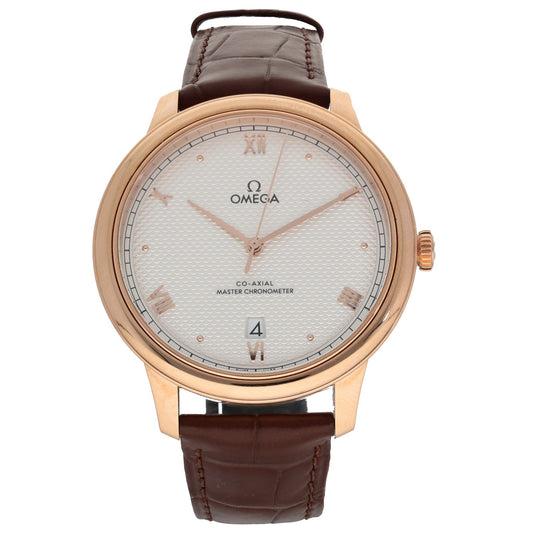 Omega De Ville Prestige 434.53.40.20.02.001 40mm Rose Gold Watch (Ex-Display)