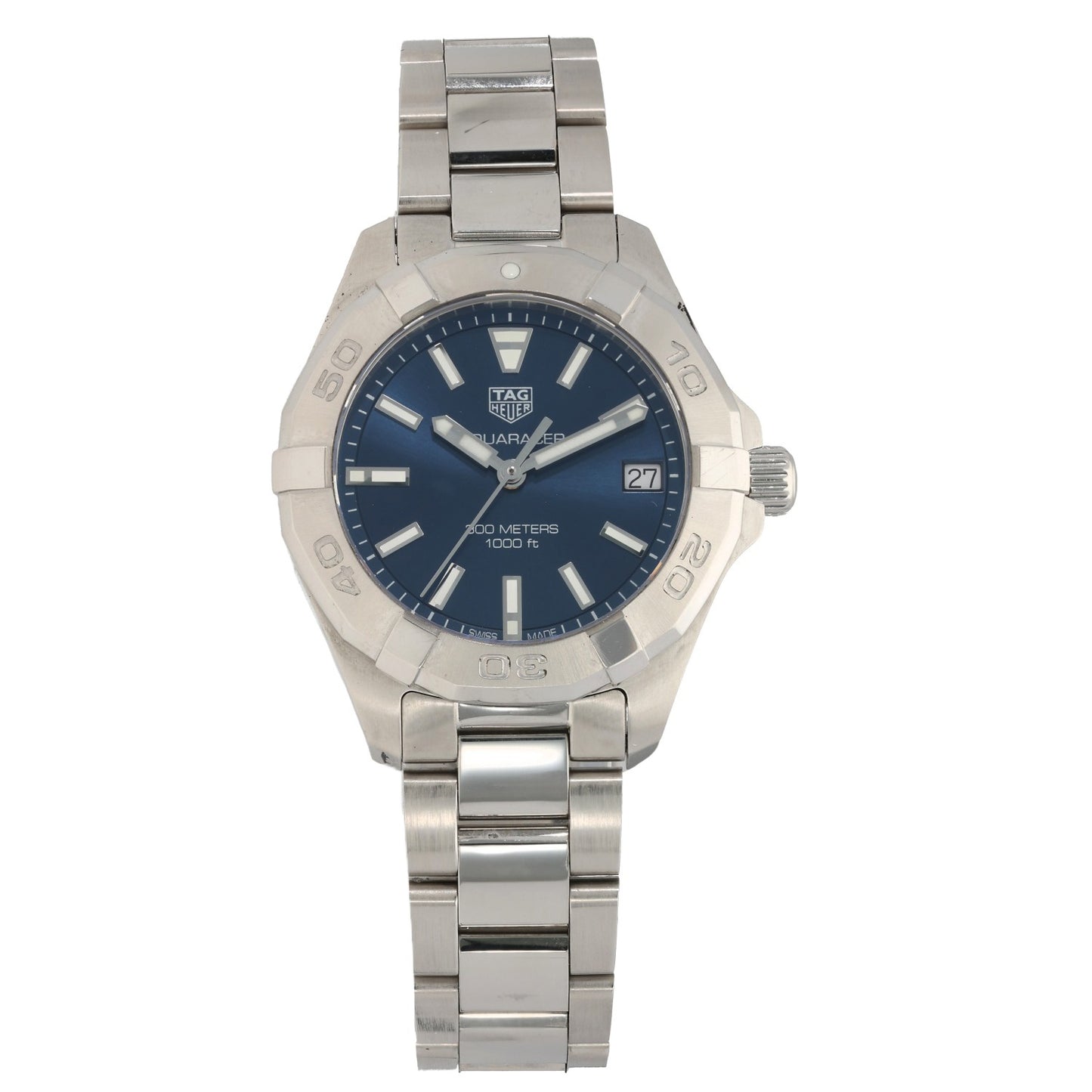Tag Heuer Aquaracer WBD1312, blue dial, stainless Steel, front image