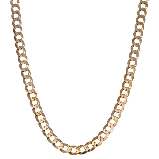 9ct Gold Curb Chain 20"