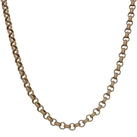 9ct Gold Belcher Chain 22"